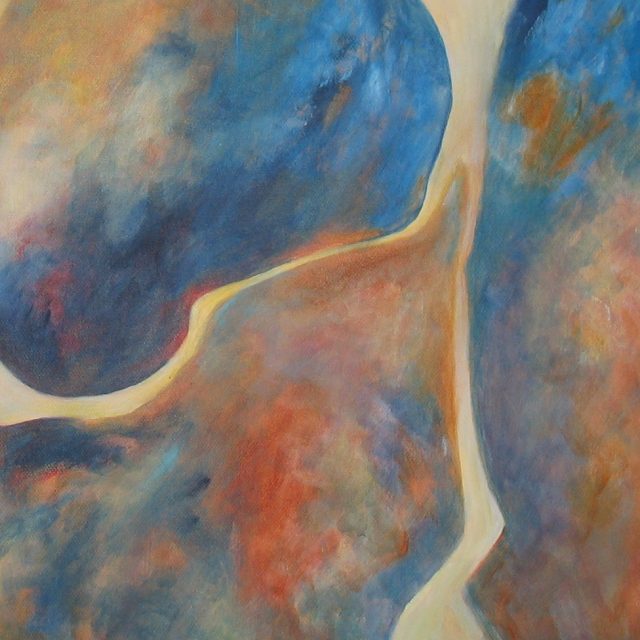 DANKBARKEIT 2, 100 x 100, Acryl auf Leinwand, 2009