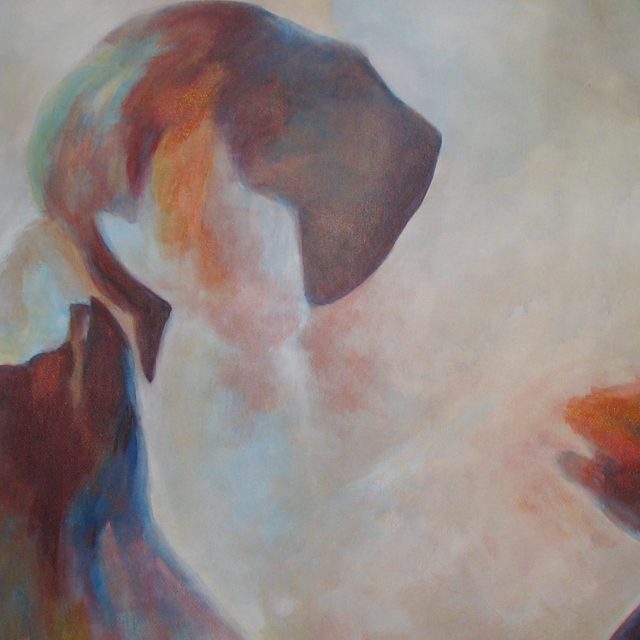 DANKBARKEIT 3, 100 x 100, Acryl auf Leinwand, 2009