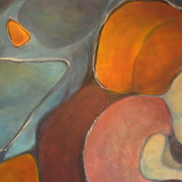 LIEBE 1, 80 x 80, Acryl auf Leinwand, 2009