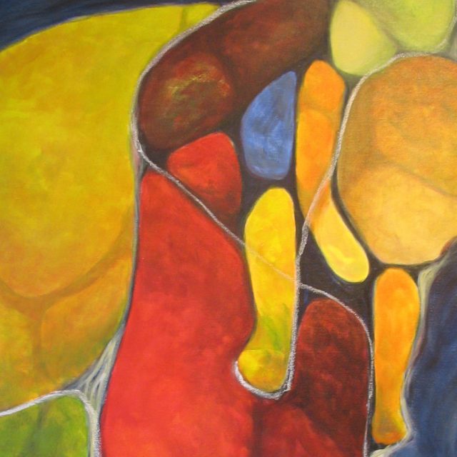 LIEBE 3, 80 x 120, Acryl auf Leinwand, 2009