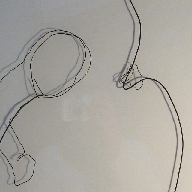 LIEBE, 40 x 40, Draht, 2010