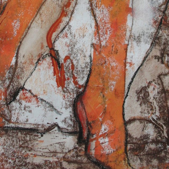 MONO 3, 24 x 33,5, Monotypie auf Papier