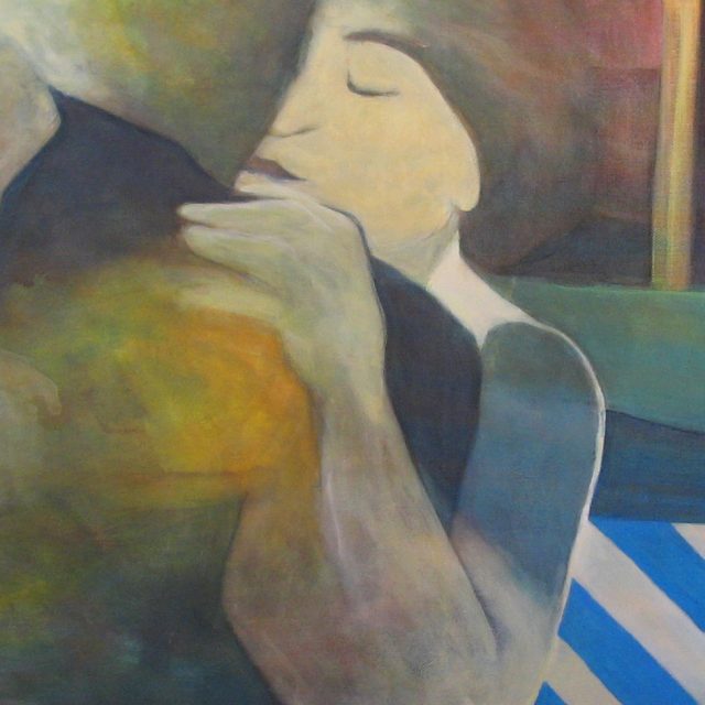 EN LAS NUBES, 120 x 60, Acryl auf Leinwand, 2011