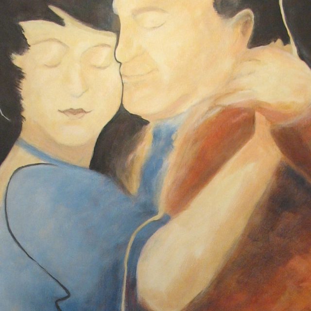 PAREJA 2, 60 x 120, Acryl auf Leinwand, 2010