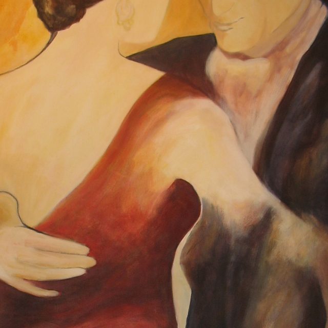PAREJA 3, 60 x 120, Acryl auf Leinwand, 2010