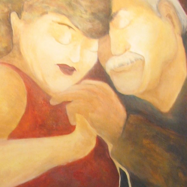 PAREJA 5, 60 x 120, Acryl auf Leinwand, 2010