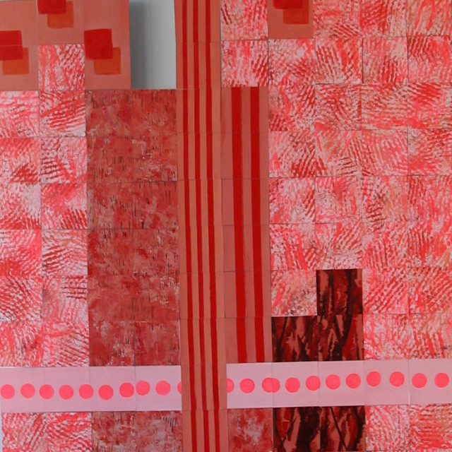 PARISER PLATZ, 60 x 135, Acryl auf Papier auf Acrylglas, 2013