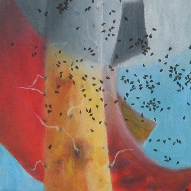 YAMS, 50 x 50, Acryl auf Leinwand, 2015 - 2016